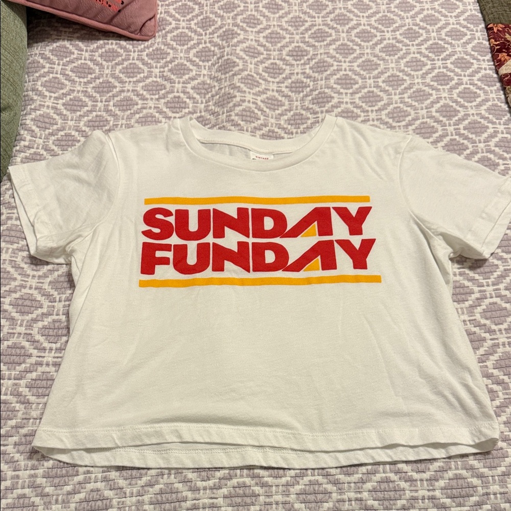 Charlie Hustle Vintage Cropped KC Chiefs Tee